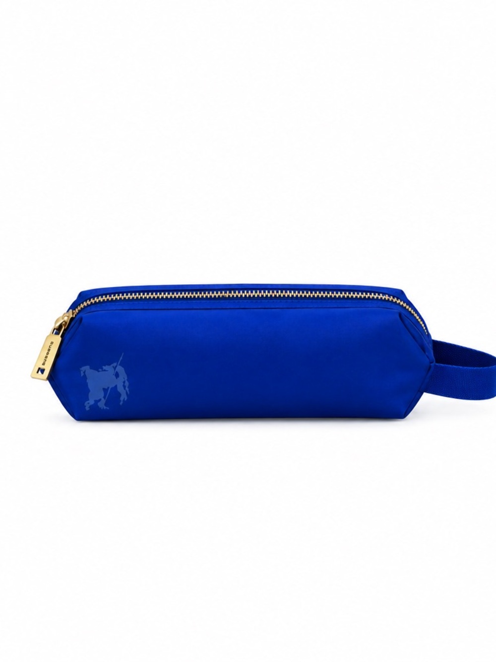 Polo by Ralph Lauren Cobalt Blue Men's Toiletry Pouch with Gold Hardware
